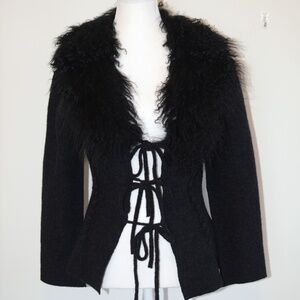Cavalli Fur Trim Top